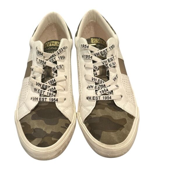 Vintage Havana White Camo Multi Sneaker Size 8.5 Shoe Slip On Camouflage Print - Picture 1 of 8